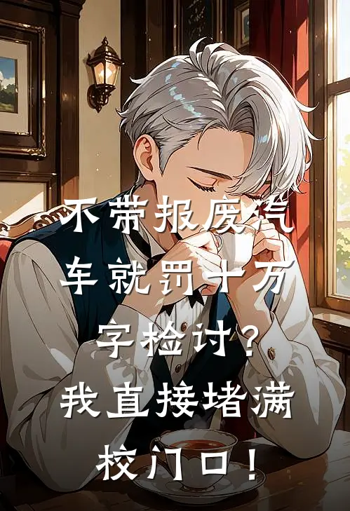 不带报废汽车就罚十万字检讨？我直接堵满校门口！