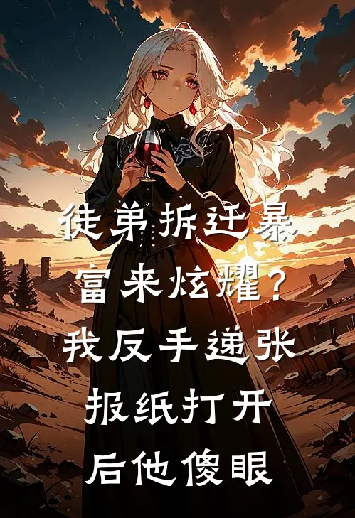 徒弟拆迁暴富来炫耀？我反手递张报纸，打开后他傻眼